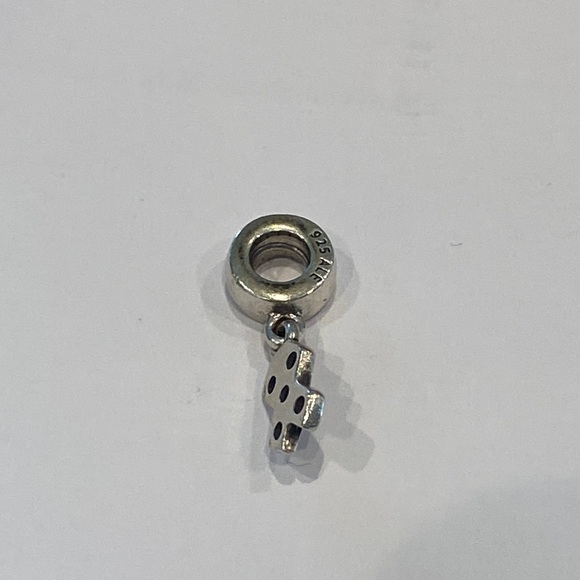 Pandora Breast Cancer Awareness Sterling Silver and Pink Ribbon Charm - Picture 2 of 3